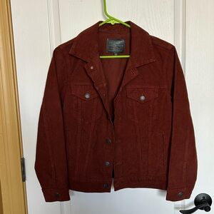 Lucky Brand women’s rust colored corduroy jacket